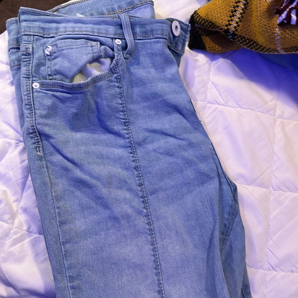Levi light wash high rise jeggings